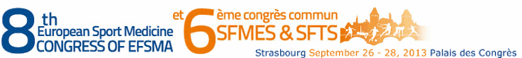 8th European Congress of Sports Medicine and 6th Common Congress of the French Society of Sports Medicine and French Society of Traumatology